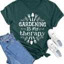 MAIHUN Garden Shirts Women Plant Lover T Shirt Gardening Graphic Tee Gardener Gift Tops, Small