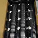 Conair Hot Rollers for Long, Medium & Short Hair, 12 Jumbo 1 ½" Heated Hair Rollers with Clips, Hot Curlers for Women, Volume & Curls, Black