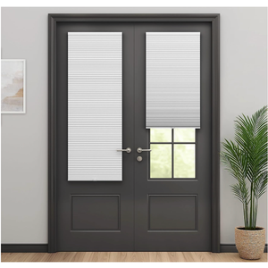 LazBlinds No Drill Cordless Cellular Shades for Doors, 28" W x 78" H, White