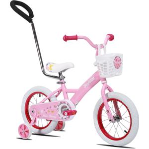 JOYSTAR 10" 12" 14" 16" Kids Bike for Boys and Girls, 16 Inch with Training Wheels