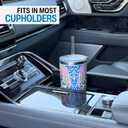 Biddlebee 20oz Insulated Tumbler with Straw and Slider Lids | Cute Stainless Steel Coffee Cup and Water Bottle with Silicone Boot | Gift for Women, Mom or Best Friend | Travel Mug Hot Cold (Desert Dreams)