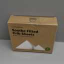 KeaBabies 2Pack Organic Crib Sheets for Boys, Girls  52x28 Fitted Crib Mattress Sheet Neutral, Breathable Jersey Cotton Cover for Baby Bed, Toddler Mattress, Soft & Cute Prints (Soft White)