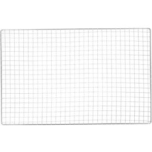 SUPVOX BBQ Grill Mesh Mat: Non-Stick Stainless Steel Grill Grates for Outdoor Cooking, 15.74x9.84 Inch, for Grilling Meats, Vegetables (40X20CM, As Shown)