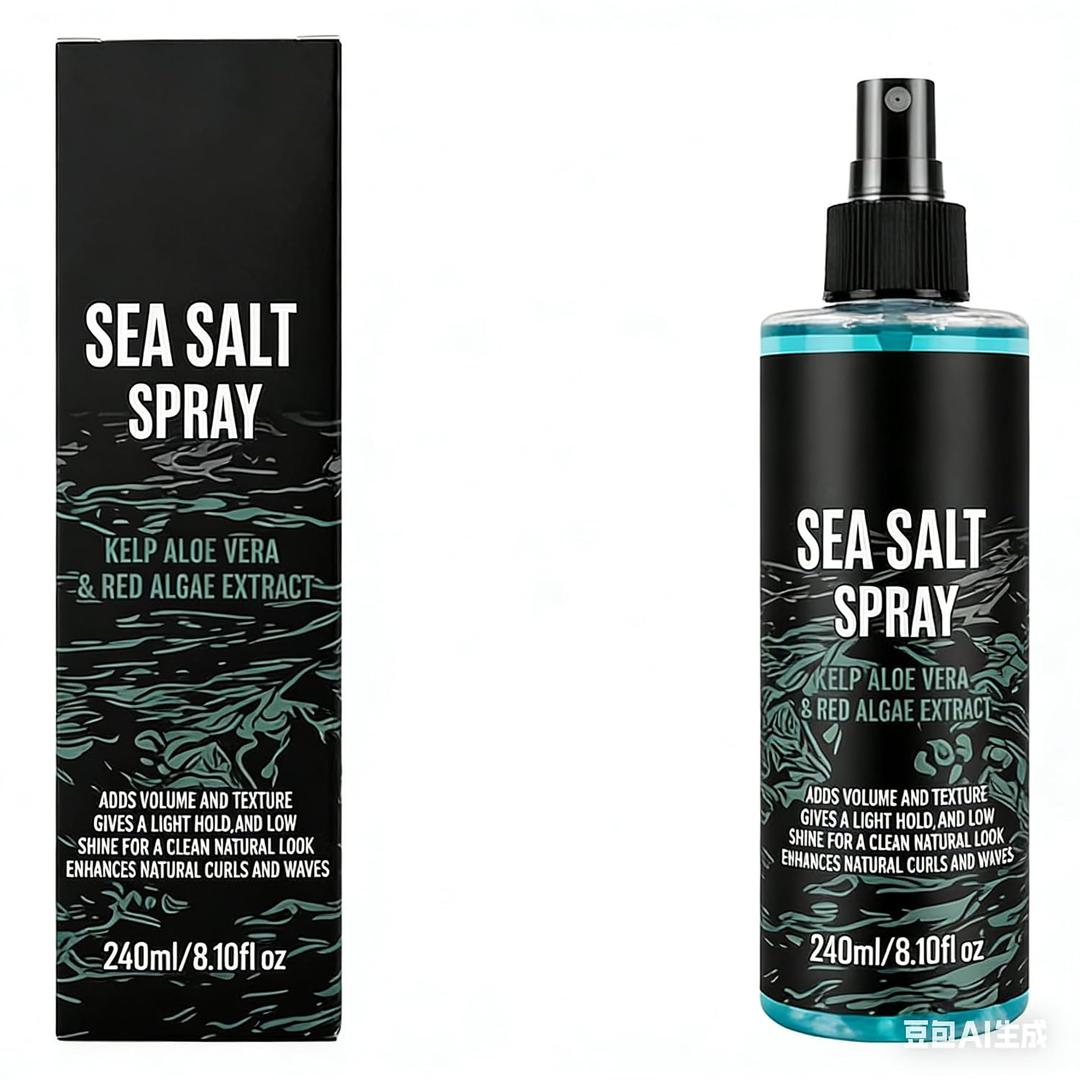 Texture Spray for Hair 240ml – Sea Salt Spray with Keratin, Vitamin B5 & Plant Proteins, Flexible Hold, Non-Sticky, Natural Volume & Beach Waves
