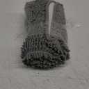 OLANLY Bathroom Rugs 47x17, Extra Soft Absorbent Chenille Bath Rugs, Rubber Backing Quick Dry, Machine Washable Bath Mats for Bathroom Floor, Tub and Shower, Home Decor Accessories, Grey