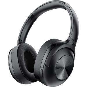 FM Radio Over Ear Headphones, Micro SD Card 30 Hrs Playtime Wireless and Wired Headphones with Deep Bass, Foldable Lightweight Headset with Built-in Microphone for Travel, Home Office