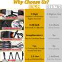 Bike Lock Combination Bike Cable Lock - 5 Digit, Bike Locks Heavy Duty Anti Theft, 3.9ft Coiled Security Resettable Bicycle Lock, Bike Accessories for Electric Bike, Motorcycle, Electric Scooter Lock