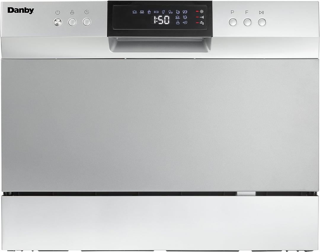 Danby DDW631SDB Countertop Dishwasher, Stainless Steel