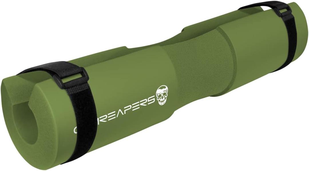Gymreapers Barbell Squat Pad - Protective Bridge Pad For Hip Thrust, Squats, Lunges - Hip Support, Neck Protection For Bar (Green)