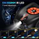 4K Night Vision Goggles for Adults: 4.5" IPS Screen Binoculars with 10X Zoom - Gifts for Men Dad Husband Boy Friend - 2624FT Digital Infrared Binocular for Camping Wildlife - Tech Gadgets Telescope