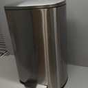 PayLessHere 13 Gallon (50L) in Home Recycling Bin Kitchen Stainless Steel Recycling Bin with Lid Removable Inner Bucket Foot Pedal Soft Close for Office Home Kitchen Garbage Can Trash Bin