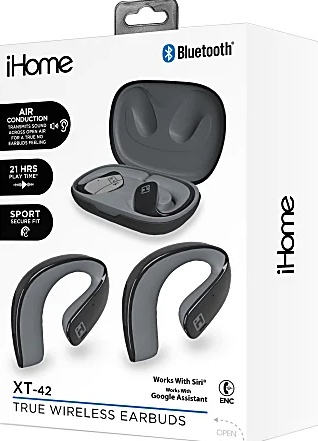 Bytech iHome XT-42 True Wireless Bluetooth In-Ear Earbuds HMAUBE238
