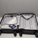 Wrangler 22" Hardside Spinner Carry-On Luggage, Charcoal