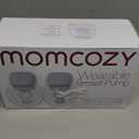 Momcozy S9 Pro Upgraded Wearable Breast Pump, Hands-Free Design with Extended Battery Life & LED Display, Double Electric Portable Pump with 2 Modes & 9 Levels, 24mm, 2-Pack, Gray