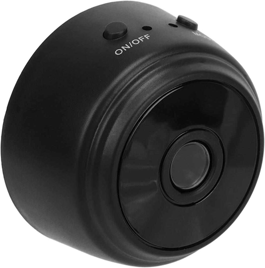 A9 Mini Camera, 1080P HD IP Camera with Magnetic Back Cover, Home Security Mini Camcorder Micro Video Surveillance Camera (Black)