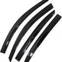 labwork Black 4 Pieces Window Visors Shade Sun Rain Wind Guards Replacement for 2008-2012 Honda Accord Sedan 4-Door