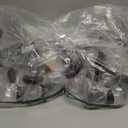 40 Pcs Plastic Candy Jars with Lids 8.5 oz Kitchen Wide Mouth Storage Containers Clear Snacks Jars Bulk for Coffee Cookie Buffet Party