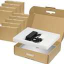 SOUNDANCE 10-Pack Laptop Box with Protection Foam, Handmade Laptop Sleevess, Cardboard Laptop Shipping Box, Secure Mailer Box for up to 17.3 Inches Notebook Computer