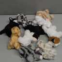 Lenwen 10 Pcs Cat Stuffed Animals Bulk Soft Cuddly Kitten Plush Sets Kittens Assorted Fluffy Stuffed Cats for Kiddos Birthday Gift Pet Party Favors Valentines Easter Stuffers(Prone Style)