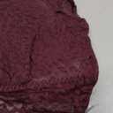 Luna & Sun Women Wirefree Soft Simple Comfortable Design Floral Lace Bralette XL