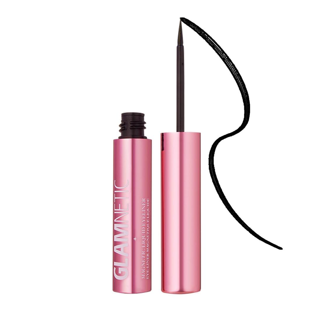Glamnetic Magnetic Eyeliner, Liquid Black, for Eyelashes - Waterproof & Smudge Proof Liner | All-Day Hold for Magnetic Lashes, Quick-Drying, Paraben-Free 0.025 fl oz (1 Count (Pack of 1))