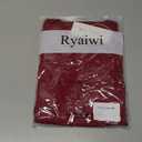 Ryaiwi Ribbed Short Sleeve Shirts for Women, Scoop Neck Fitted Womens Short Sleeve Tops Casual Basic Tshirt Trendy Outfits Red M