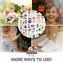 5 x X-Protector Halloween Tattoos for Kids - Giant Pack of Temporary Tattoos - Fake Halloween Tattoos Gifts - Glow in the Dark Spooky Party Favors - Bulk Halloween Goody Bag Fillers!
