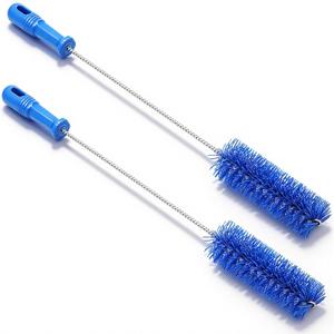 2 Pcs Drain Brush Pipe Cleaning Tube Brush, Blue, 19.7 x 2 Inch