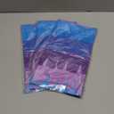 VitalCozy 3 Pcs Video Game Plastic Table Cloth Disposable 108 x 54 Inch Purple and Blue Plastic Tablecloths for Wedding Birthday Game Fan Gaming Theme Party Decorations