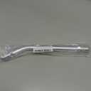 Bike Seat Post W/O Support, Steel Lay Back BMX Bicycle Seat Post Without Support, Multiple Sizes Silver (27.2 x 350mm)