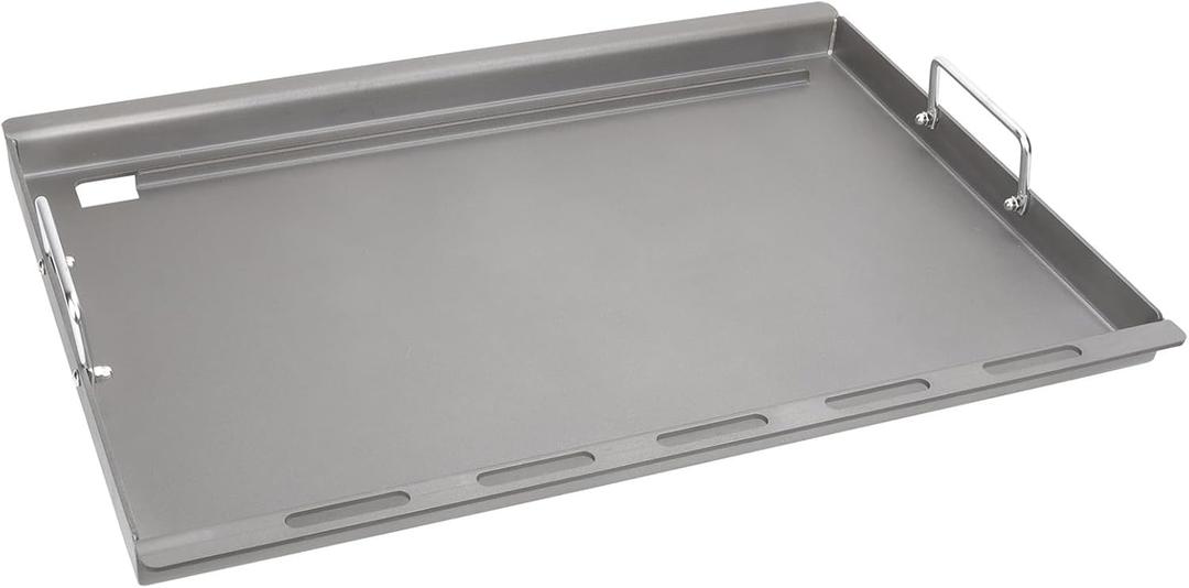 Full-Size Griddle Inserts for Weber Spirit I & II 300 Series, Flat Top Griddle Plate for Weber Spirit E-310/E-320 S-310/S-320 Spirit II E/S-310 E/S-320 Series, Replace for 6787 (22.6" x 17.4" x 2")