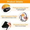 2 x VOVIGGOL 2 Pack Cat Cones to Stop Licking, Pet E Collar Pet Cone for Kitten Cones After Surgery, Cat Elizabethan Collar Kitty Head Cone Recovery Cone for Small Cats Kitten Rabbits (Size S, 6#)