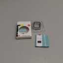 Newlibery Bling Case with HD Screen Protector Women Compatible with Apple Watch 41mm Diamond Protective Face Cover PC Frame Protector for iWatch Series 7/8/9 Clear