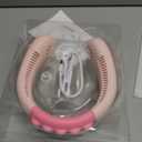 Kids Neck Fan, Portable Bladeless Fans for Kid 4-14Y Girls & Boys, 2600mAh USB Personal Mini Cooling Fan for Travel/Camping/Study, 4 Speeds, Lightweight, Compact, Perfect Summer Gifts for Kids (Pink)