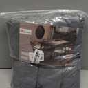 Genina Waterproof PU Leather Seat Covers for Dining Chairs,Chair Seat Covers Set of 6, Stretchable Dining Room Chair Seat Covers for Chair Protector Slipcover for Kitchen (Dark Gray)