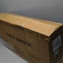 FUNLIO Toddler Swing with Foldable Metal Stand for Toddlers Aged 1~10 Years, 3-in-1 Baby Swing Set with 4 Sandbags for Backyard/Indoor/Outdoor Play, Easy to Assemble & Store, Pink