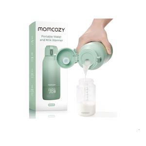 Momcozy Portable Milk Warmer for Travel – Dual Heating Modes for Breast Milk & Water, Portable Bottle Warmer with Fast Heating & Long Battery Life, 17 Ounces Large Capacity to Meet Your All-Day Needs
