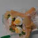 Crochet Flowers Bouquet Knitted Rose Daisy Bouquets with String Light Handmade Cotton Artificial Completed Bunch of Flower Decor Gift for Wedding Birthday Thanksgiving Valentine Graduation