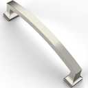 Asidrama 6 Pack 5 Inch(128mm) Hole Centers Kitchen Cabinet Handles, Brushed Satin Nickel Cabinet Pulls Kitchen Cabinet Hardware for Cupboard Drawer Pulls