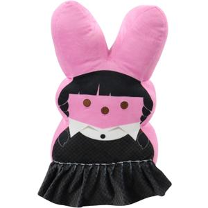 Animal Adventure | Shaggy Bunny Peeps | 15 Collectible Plush | Pink Emo Bunny