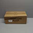 QOWOEO Set of 11 - Champagne Coupe Glasses, 7 Oz Clear Cut Rim Martini Glass with Short Stable Base, Ideal for Parties, Birthdays and Bars, Dishwasher safe