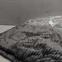 Sheet&Joy Heated Blanket Electric Grey Throw - 50"x60" Heating Blanket Throw 1/2/4/6/8 Hours Auto-Off 8 Heat Level Over-Heat Protection Ribbed Flannel Sherpa Electric ETL Certification