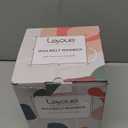 Leyoue 3D Glass Fireworks Electric Wax Melt Warmer with PTC Heating Plate Reusable Silicone Tray 7 Colors LED Changing Light Wax Burner Melter Fragrance Warmer for Home (3D)