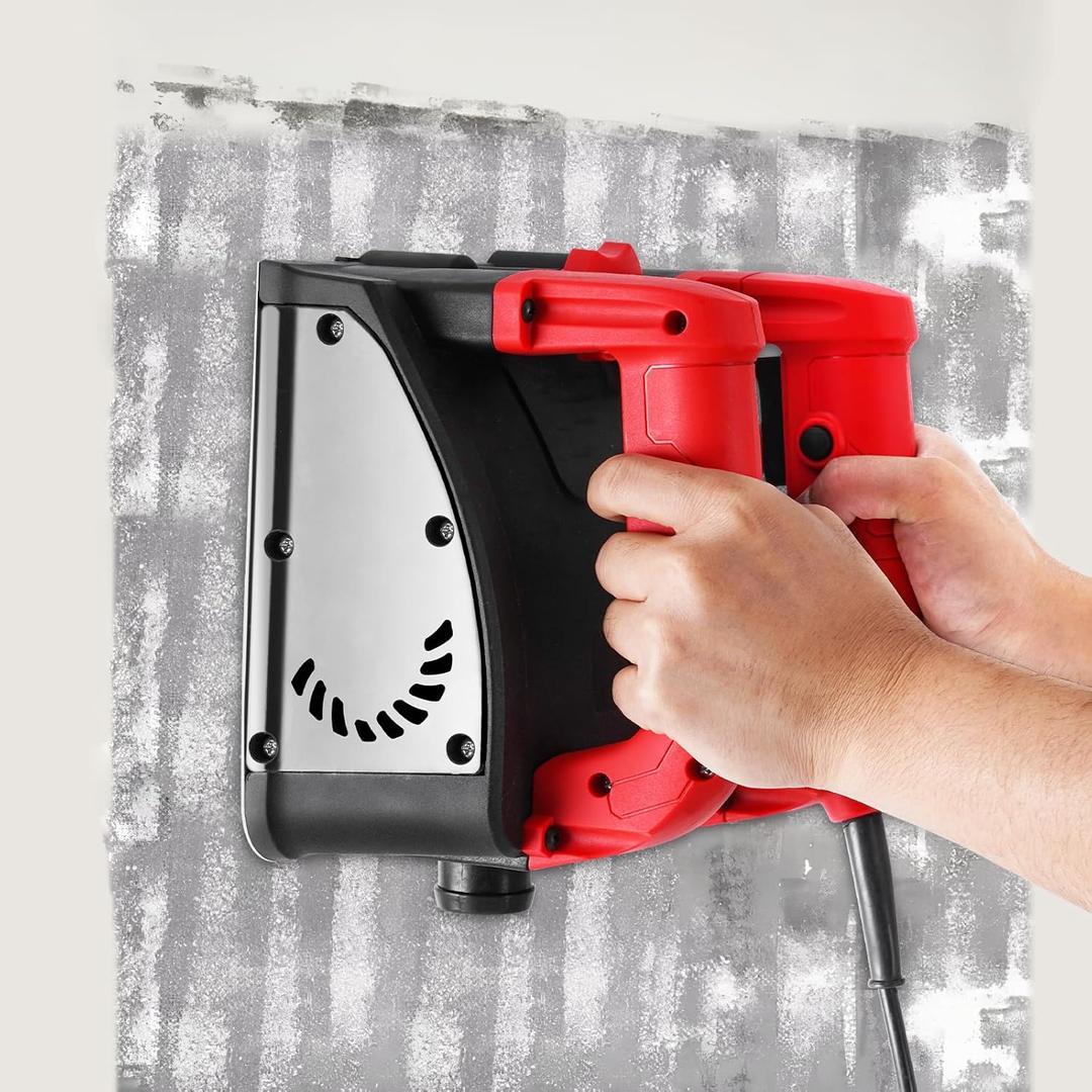 YJINGRUI 110V Electric Wall Planer Handheld Power Wall Scraper Wall Shovel Machine for Wallpaper Paint Putty, 90 No dead Angle