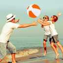 6 Pack Beach Balls, Large Inflatable Beach Balls Bulk, for Parties, Beach, Pools & Play