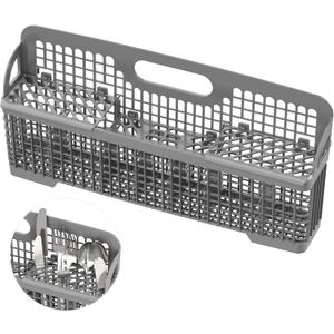 UPGRADED 8531233 WP8562043 Dishwasher Silverware Basket Replacement,Fits For Kitchenaid Kenmore Whirlpool Dishwasher Utensil Basket Parts KDFE104HPS0 KDTE334GPS0 Universal Dishwasher Cutlery Basket