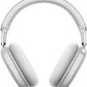 Wireless Headphones Bluetooth Headphones Active Noise Cancelling Over-Ear Head-Phones with Microphones, 24 Hours Playtime, HiFi Audio Adjustable Headset for iPhone/Android/Samsung - White