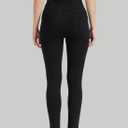 High Waisted Skinny Jeans Stretchy Tummy Control Jegging for Women Pull on Leggings with Pockets (Black, XXL)