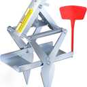 Mole Traps, 1 Pack Scissor Mole Trap with Rust-Proof Steel & High-Resilience Spring, Reusable Outdoor Mole Killer for Lawn, Garden & Farm, One-Step Setup, Quick Capture Gopher & Vole Trap