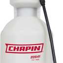 Chapin 20541 Pump Sprayer, 1Gallon, Foaming, Lawn & Garden, Translucent Poly Tank, Adjustable Nozzles, AntiClog Filter, 12" Wand & 34" Reinforced Hose for Weed, Pest & Fertilizer Applications